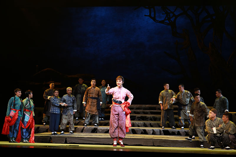 现代吕剧《烈烈渤海红》